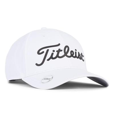 Titleist Players Performance Ball Marker Golf Cap - White/Black - thumbnail image 1