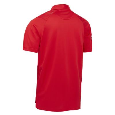 Callaway SS Solid Swing Tech Golf Polo Shirt - True Red - thumbnail image 2