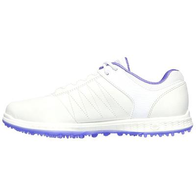Skechers Go Golf Pivot Womens Golf Shoes - White/Purple - thumbnail image 2
