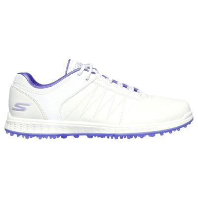 Skechers Go Golf Pivot Womens Golf Shoes - White/Purple - thumbnail image 1