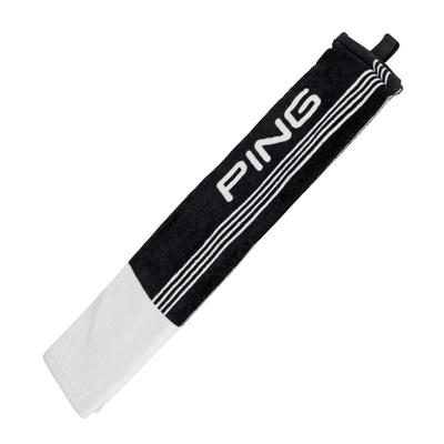 Ping 214 Tri Fold Golf Towel - Black