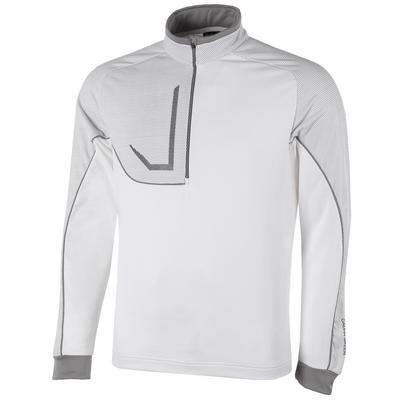 Galvin Green Daxton INSULA Half Zip Golf Sweater - White
