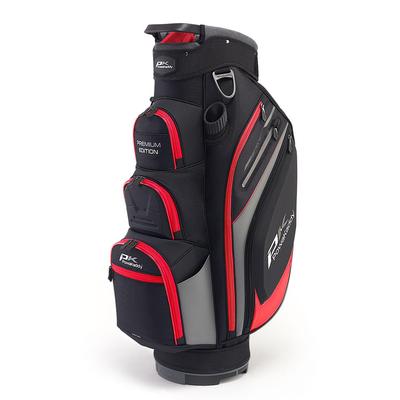 PowaKaddy Premium Edition Golf Cart Bag - Black/Red