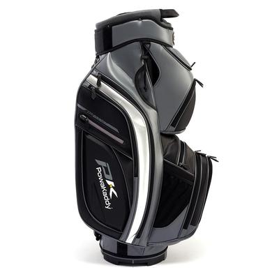PowaKaddy Prem Tech Golf Cart Bag - Gun Metal/Black/Silver