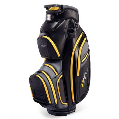 PowaKaddy Prem Tech Golf Cart Bag - Black/Yellow