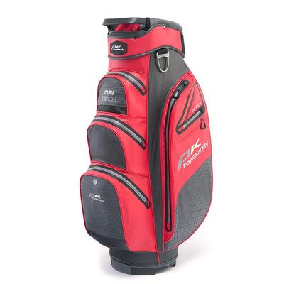 PowaKaddy Dri-Tech Waterproof Golf Cart Bag - Red/Cool Grey