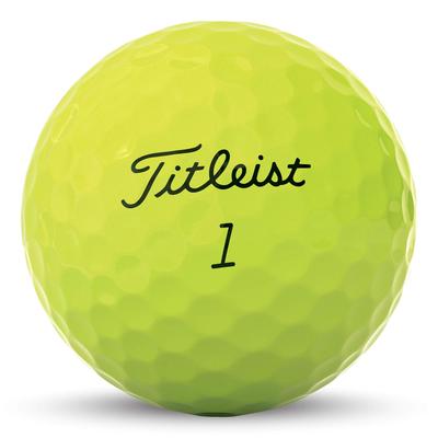 Titleist Tour Speed Golf Balls - Yellow