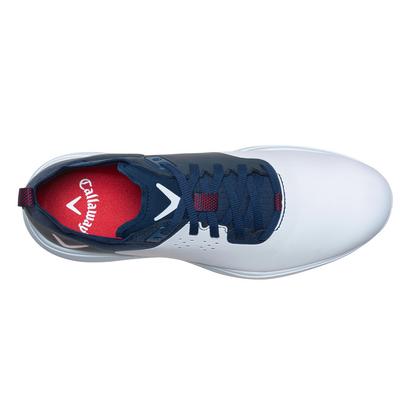 Callaway Nitro Pro Golf Shoes - White/Navy/Red