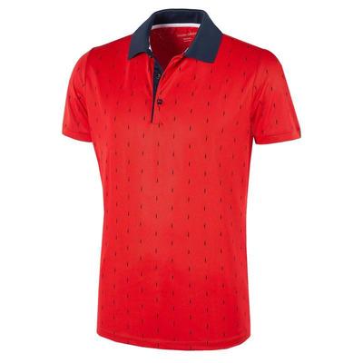 Galvin Green MAYSON Ventil8+ Golf Shirt - Red - thumbnail image 1