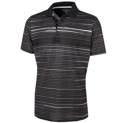 Galvin Green MORGAN Ventil8+ Golf Shirt - Black - thumbnail image 1