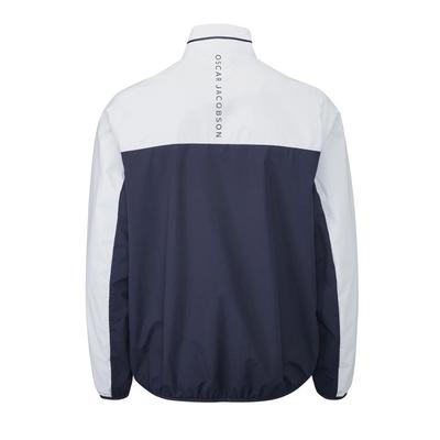 Oscar Jacobson Phoenix Half Zip Golf Jacket - Navy - thumbnail image 2