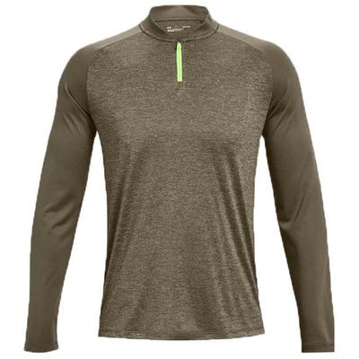 Under Armour Tech 2.0 Zip Neck Blade Collar Sweater - Green