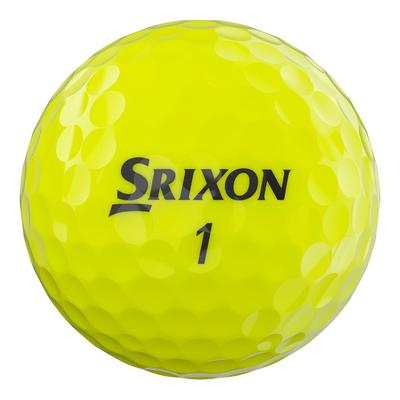 Srixon Q Star Tour Golf Balls - Yellow - thumbnail image 2