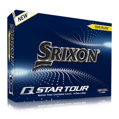 Srixon Q Star Tour Golf Balls - Yellow - thumbnail image 1