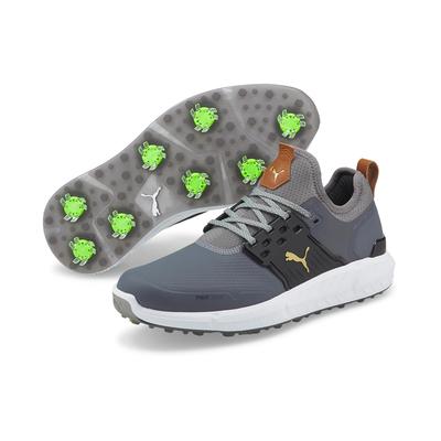 Puma Ignite Articulate Golf Shoes - Grey/Gold - thumbnail image 6