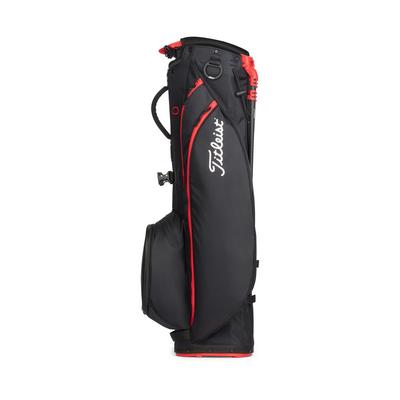 Titleist Players 4 Carbon S Golf Stand Bag - Black/Black/Red - thumbnail image 2