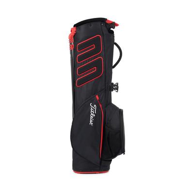 Titleist Players 4 Carbon S Golf Stand Bag - Black/Black/Red - thumbnail image 4