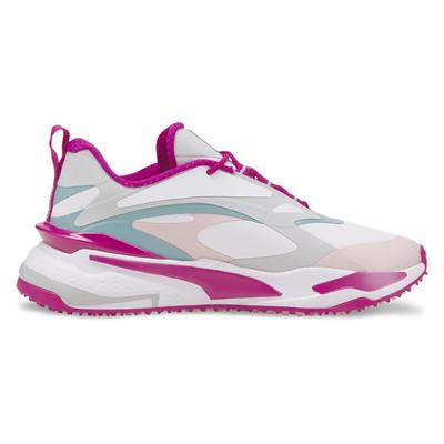 Puma GS Fast Womens Golf Shoes - White/Pink