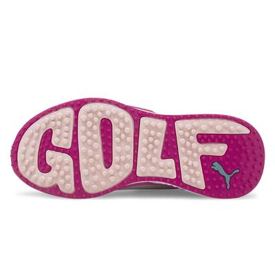 Puma GS Fast Womens Golf Shoes - White/Pink - thumbnail image 4