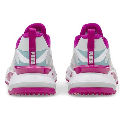 Puma GS Fast Womens Golf Shoes - White/Pink - thumbnail image 5