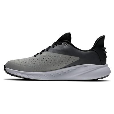 FootJoy Flex XP Golf Shoes  - Grey/White/Black - thumbnail image 2