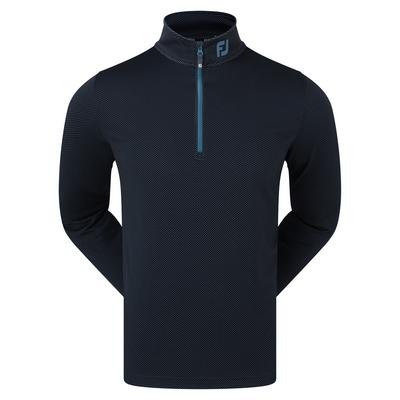FootJoy Thermoseries Mid Layer Zip Golf Sweater - Navy/Slate
