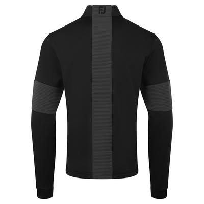 FootJoy Ribbed Chillout XP Golf Sweater - Black/Charcoal - thumbnail image 2