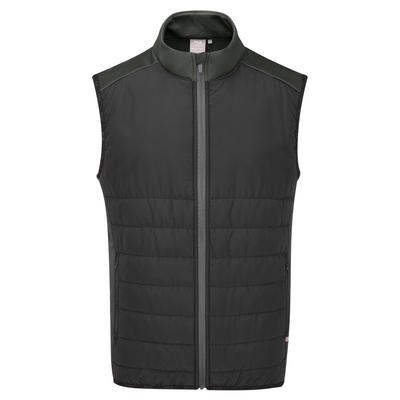 Ping Arlo Quilted Hybrid Golf Vest - Black/Asphalt - thumbnail image 1