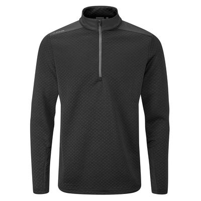 Ping Marshall Half Zip Fleece Golf Sweater - Black