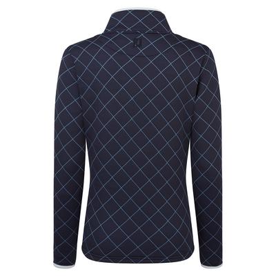 FootJoy Ladies Jersey Quilted Golf Mid Layer Sweater - Navy - thumbnail image 2
