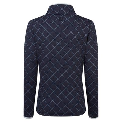 FootJoy Ladies Jersey Quilted Golf Mid Layer Sweater - Navy - thumbnail image 2