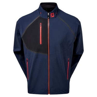 FootJoy HydroTour Waterproof Golf Jacket - Navy/Black/Red - thumbnail image 1