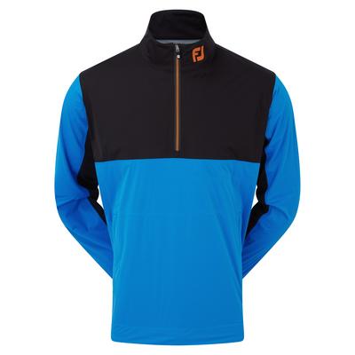 FootJoy HydroKnit Half Zip Waterproof Golf Jacket - Sapphire Blue