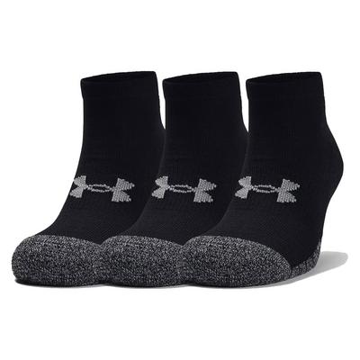 Under Armour HeatGear Low Cut Socks 3-Pack - Black - Medium - thumbnail image 1