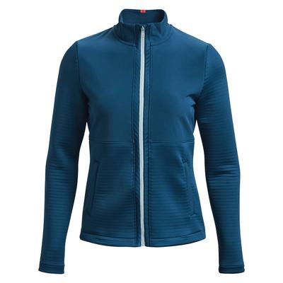 Under Armour Womens UA Storm Daytona Full-Zip Golf Jacket - Petrol Blue