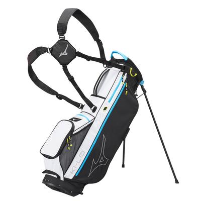 Mizuno K1-LO Golf Stand Bag - Black/White - thumbnail image 1