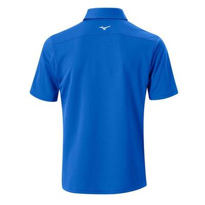 Mizuno Breath Thermo Graphic Golf Polo - Blue - thumbnail image 2