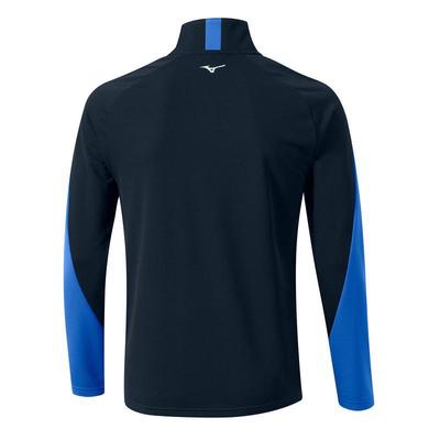 Mizuno Breath Thermo Winter Brz 1/4 Zip Golf Midlayer - Blue - thumbnail image 2