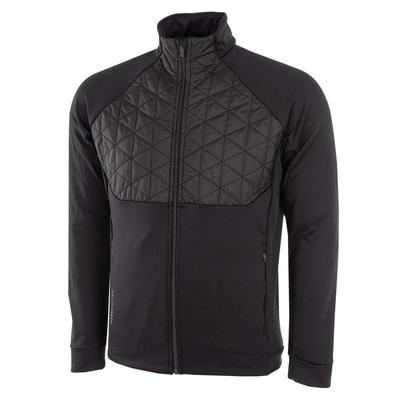 Galvin Green Dexter INSULA Padded Full Zip Sweater - Black