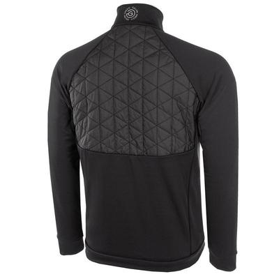 Galvin Green Dexter INSULA Padded Full Zip Sweater - Black - thumbnail image 2