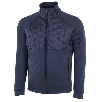 Galvin Green Dexter INSULA Padded Full Zip Sweater - Navy