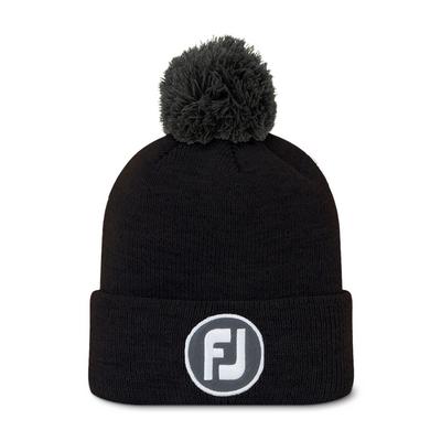 FootJoy FJ Solid Pom Pom Golf Beanie Hat
