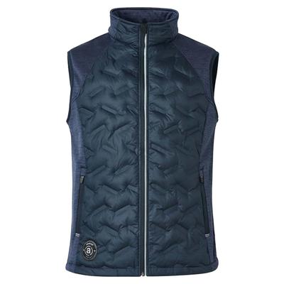 Abacus Elgin Wind and Warm Hybrid Golf Vest - Navy