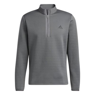 adidas DWR 1/4 Zip Golf Sweater - Grey Four