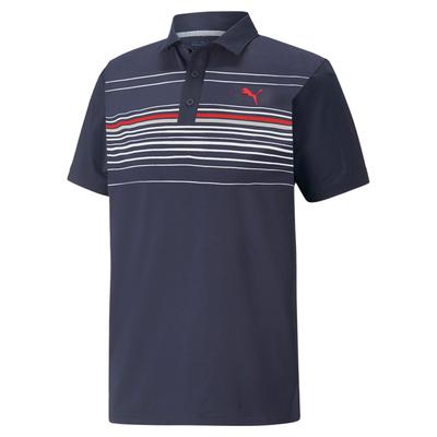 Puma MATTR Canyon Golf Polo - Navy Blazer/Ski Patrol