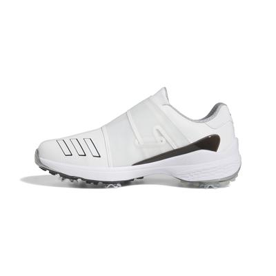 adidas ZG23 BOA Golf Shoes - White/Black - thumbnail image 4