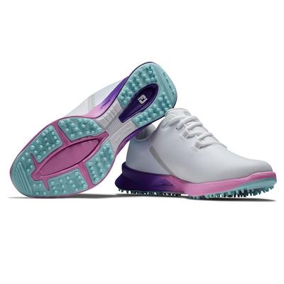 Footjoy Fuel Sport Women's Golf Shoe - White/Purple/Pink - thumbnail image 3
