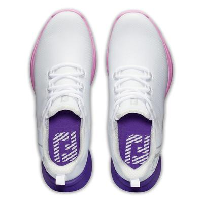 Footjoy Fuel Sport Women's Golf Shoe - White/Purple/Pink - thumbnail image 4