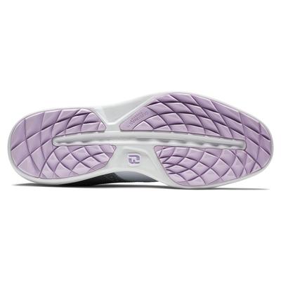 Footjoy Traditions Spikeless Women's Golf Shoe - White/Silver - thumbnail image 3