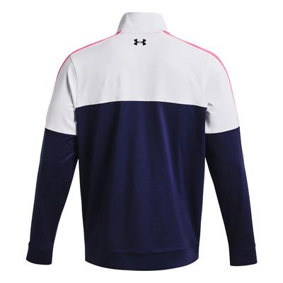 Under Armour UA Storm Midlayer Half Zip Golf Sweater - Midnight Navy/White - thumbnail image 2